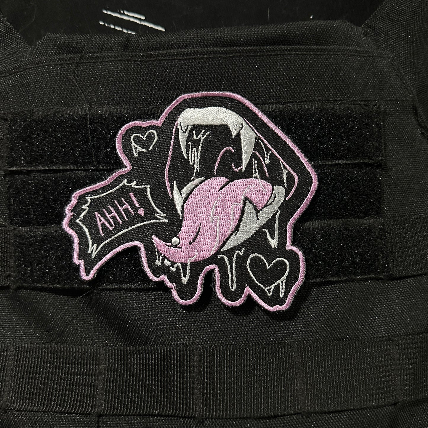 Fang Embroidered Patch | Velcro Hook & Loop