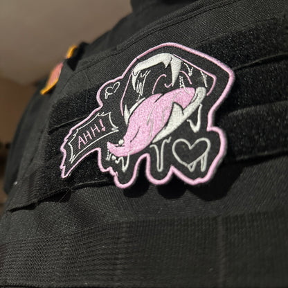 Fang Embroidered Patch | Velcro Hook & Loop