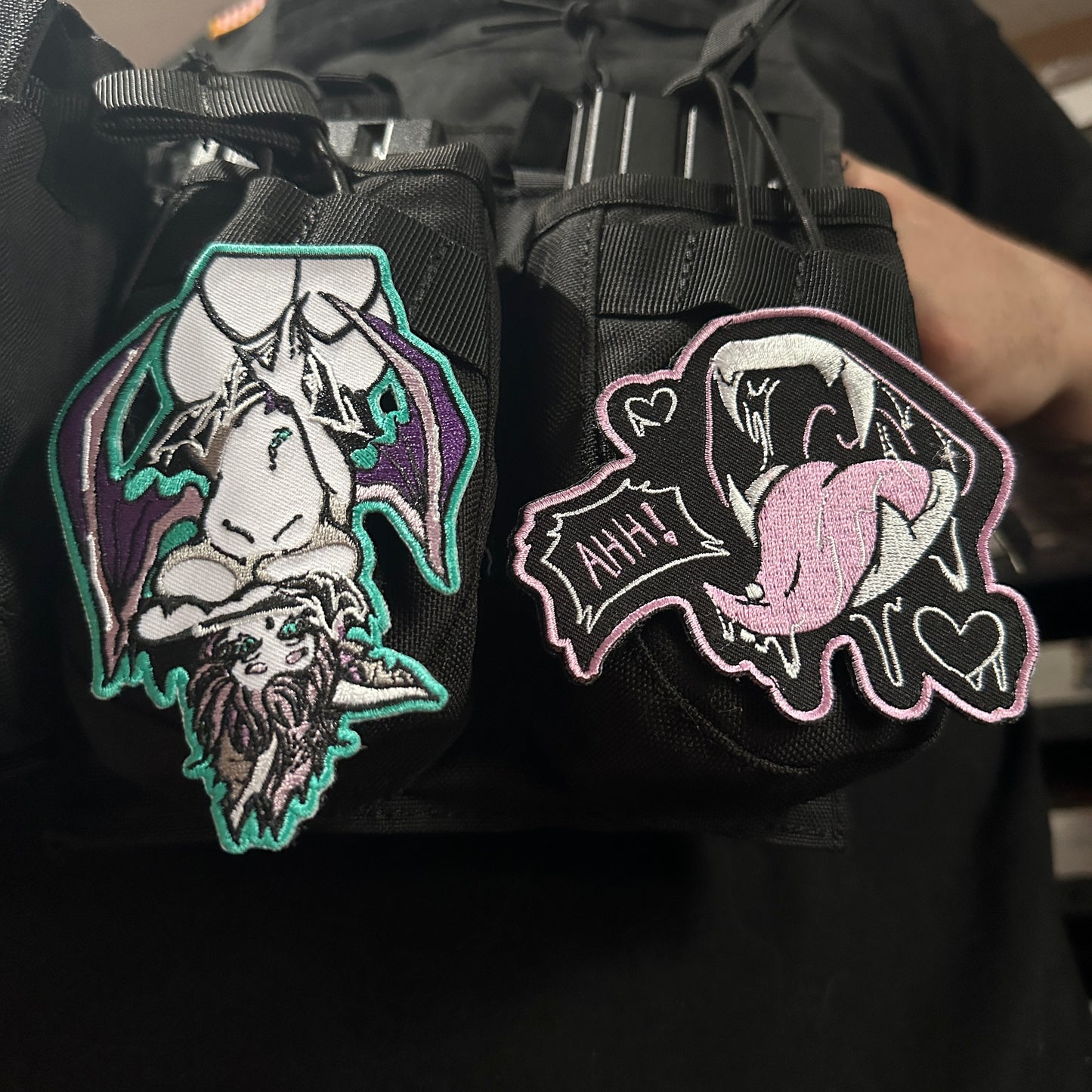 Nocturna Embroidered Patch | Velcro Hook & Loop