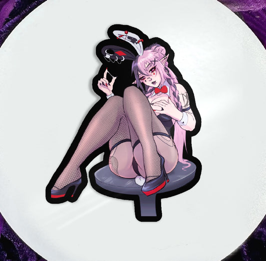 Sticky Bunny DV Sticker