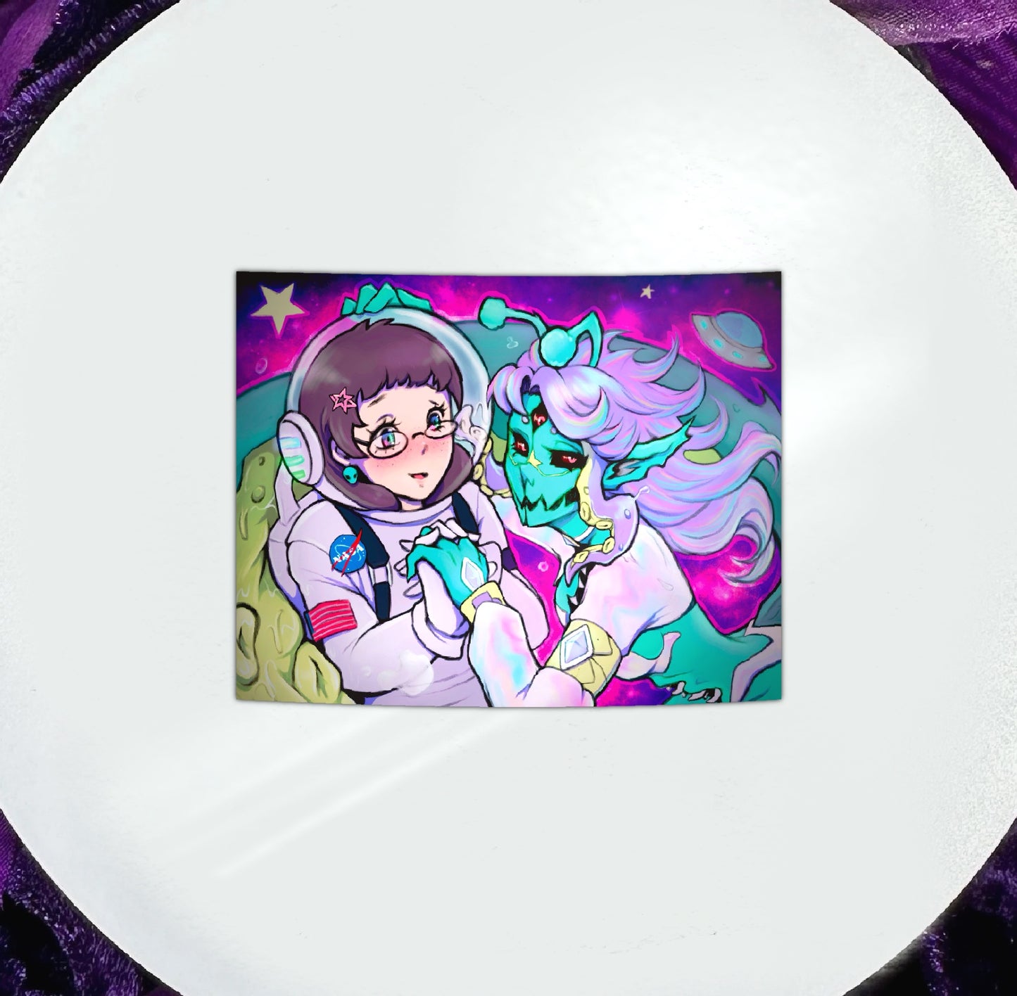 Space Ship Sticker
