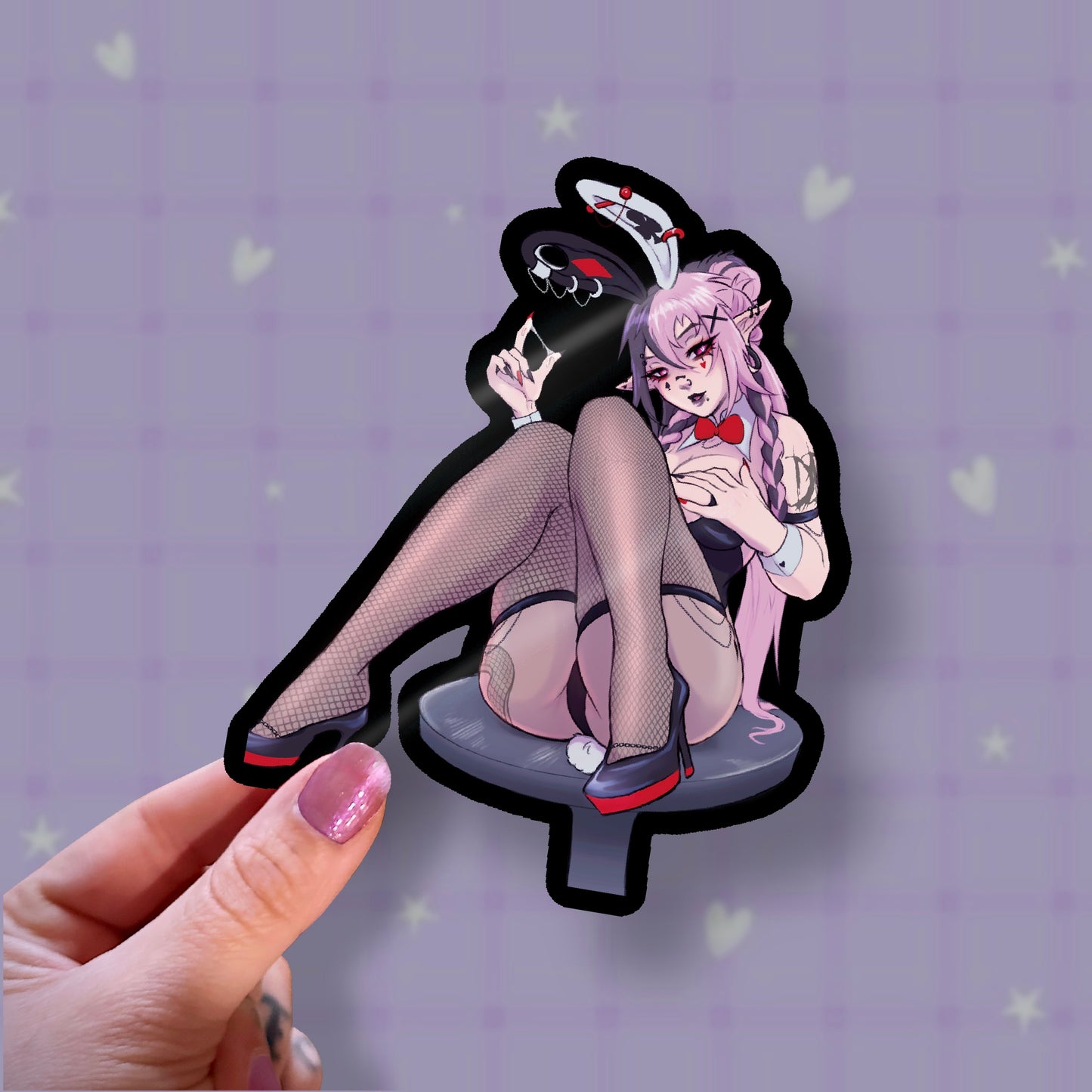 Sticky Bunny DV Sticker