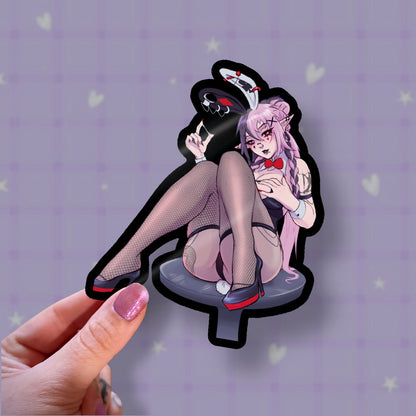 Sticky Bunny DV Sticker