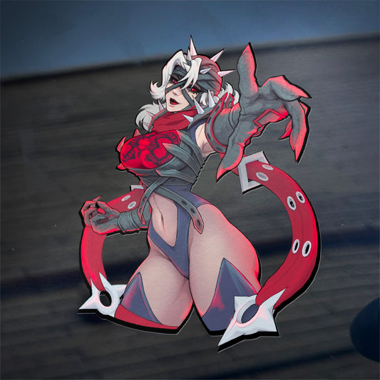Malicious Miss 6’’ Car Sticker (Backorder)