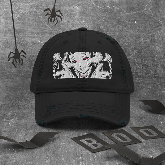 Hell Distressed Dad Hat