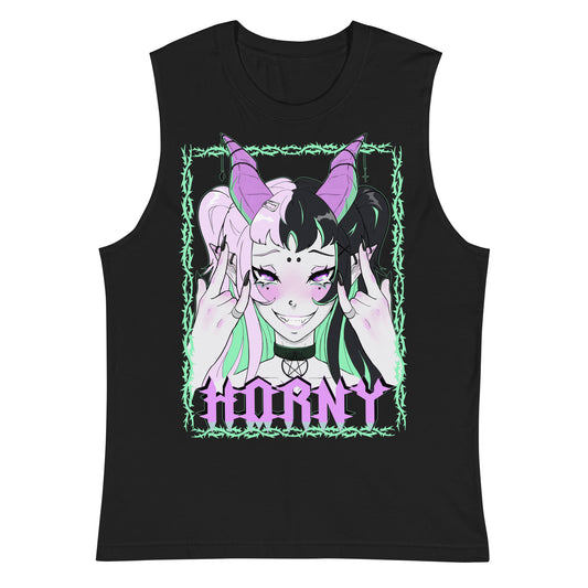 Horny Unisex Muscle Shirt
