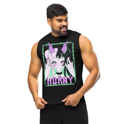 Horny Unisex Muscle Shirt