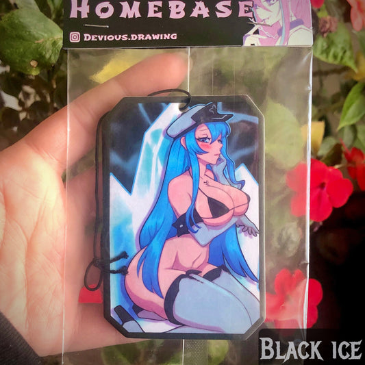 Black Ice Queen Anime Air Freshener (DISCONTINUED)