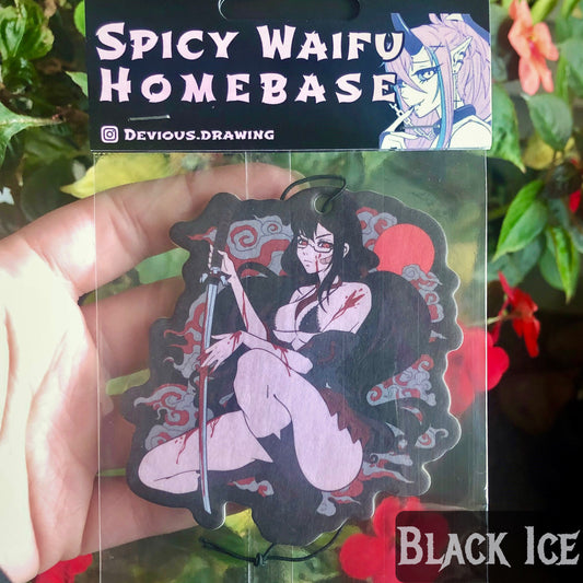 Black Ice Beauty Anime Air Freshener