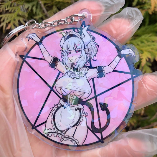 Hell, Take Her Acrylic Holographic Charm
