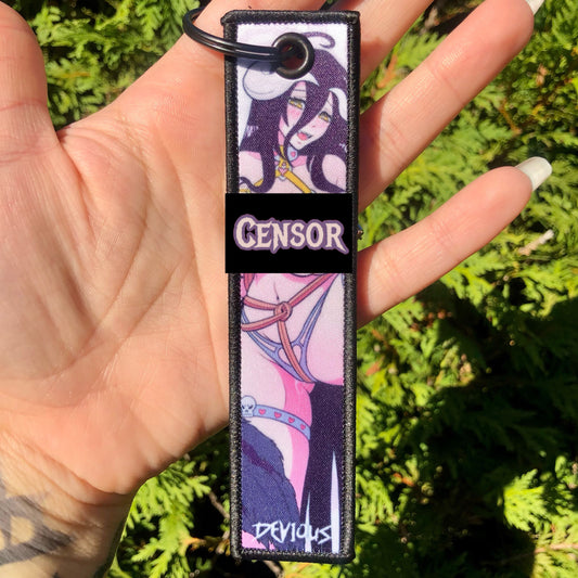 Submissive Servant Fabric Keychain NSFW