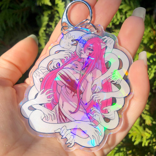 Break-Out Beauty Holographic Acrylic Charm