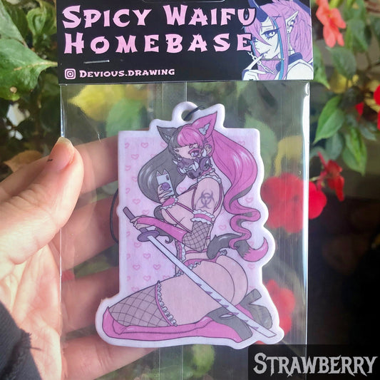 Strawberry Samurai Anime Air Freshener