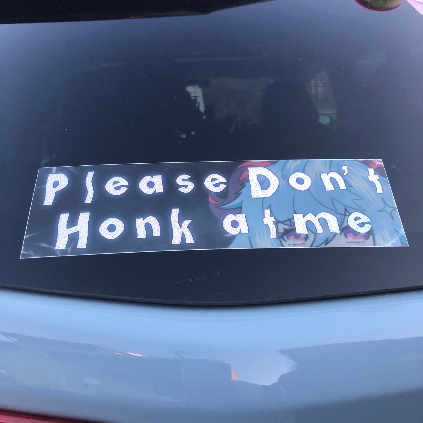 Please Don't Honk Bumper Sticker