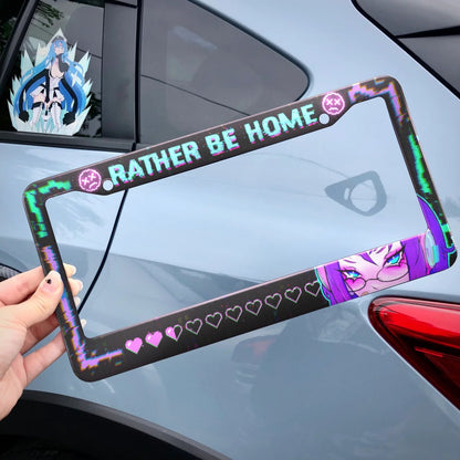 Rather Be Home License Plate Frame